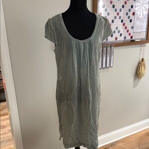 Odd Molly size absolute dress aqua grey Short Sleeve Dress OM size 1 NWT